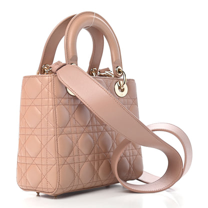 Christian Dior Lambskin Cannage Small Lady Dior Pink 2 of 8