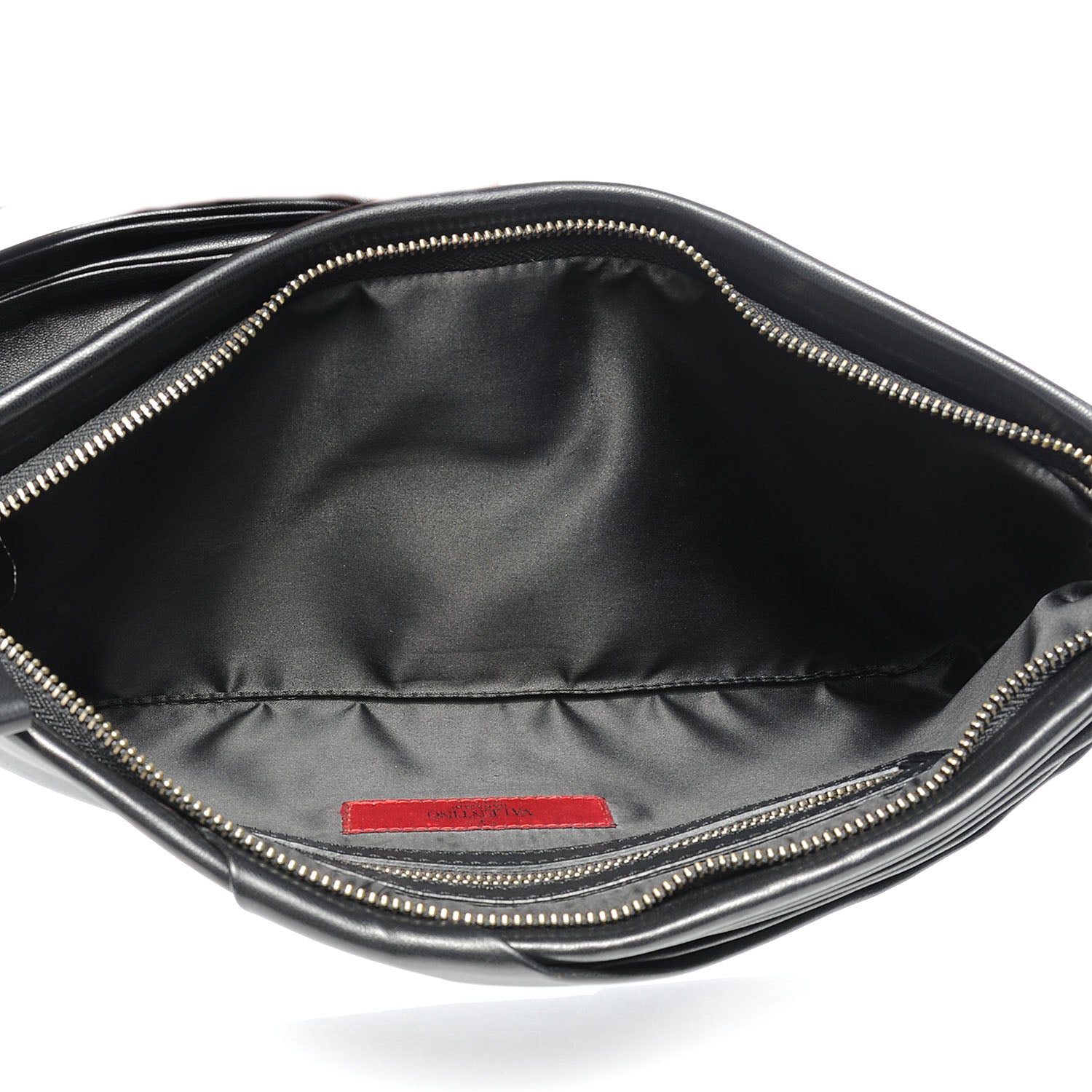 Valentino Garavani Nappa Bow Clutch Black 5 of 7