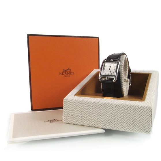 Stainless Steel Barenia 23mm Cape Cod Double Tour Quartz Watch Noir