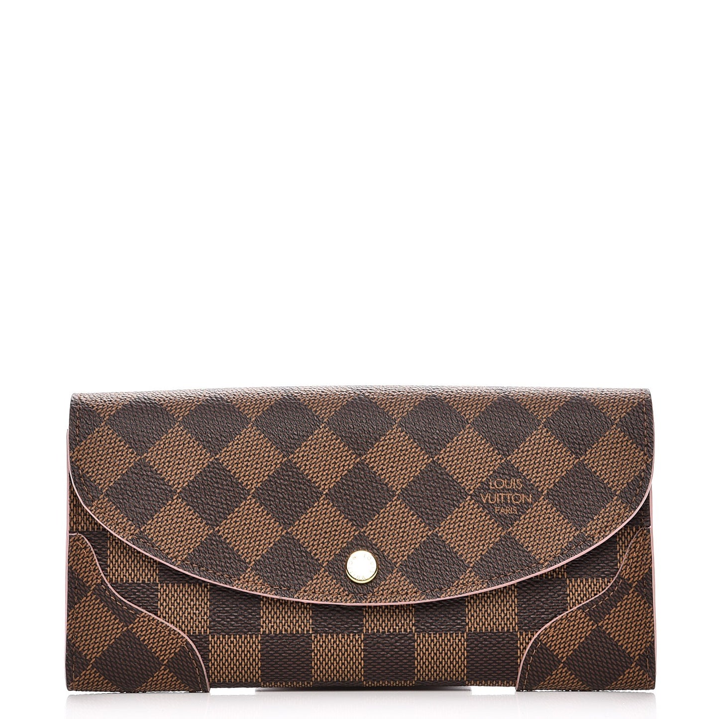 Damier Ebene Caissa Wallet Rose Ballerine