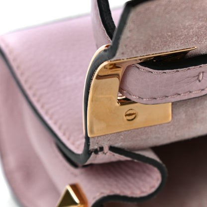 Valentino Garavani Grained Calfskin Mini My Rockstud Frame Bag Poudre 14 of 20