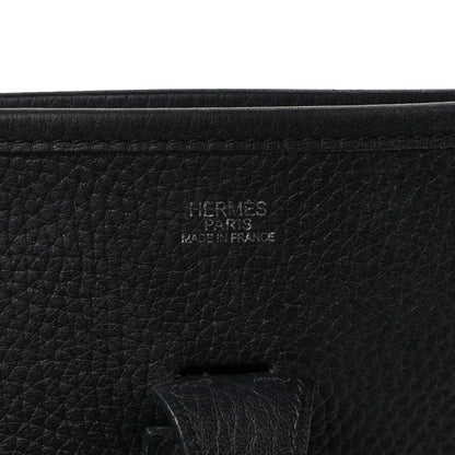 Hermes Taurillon Clemence Evelyne II PM Black 6 of 8