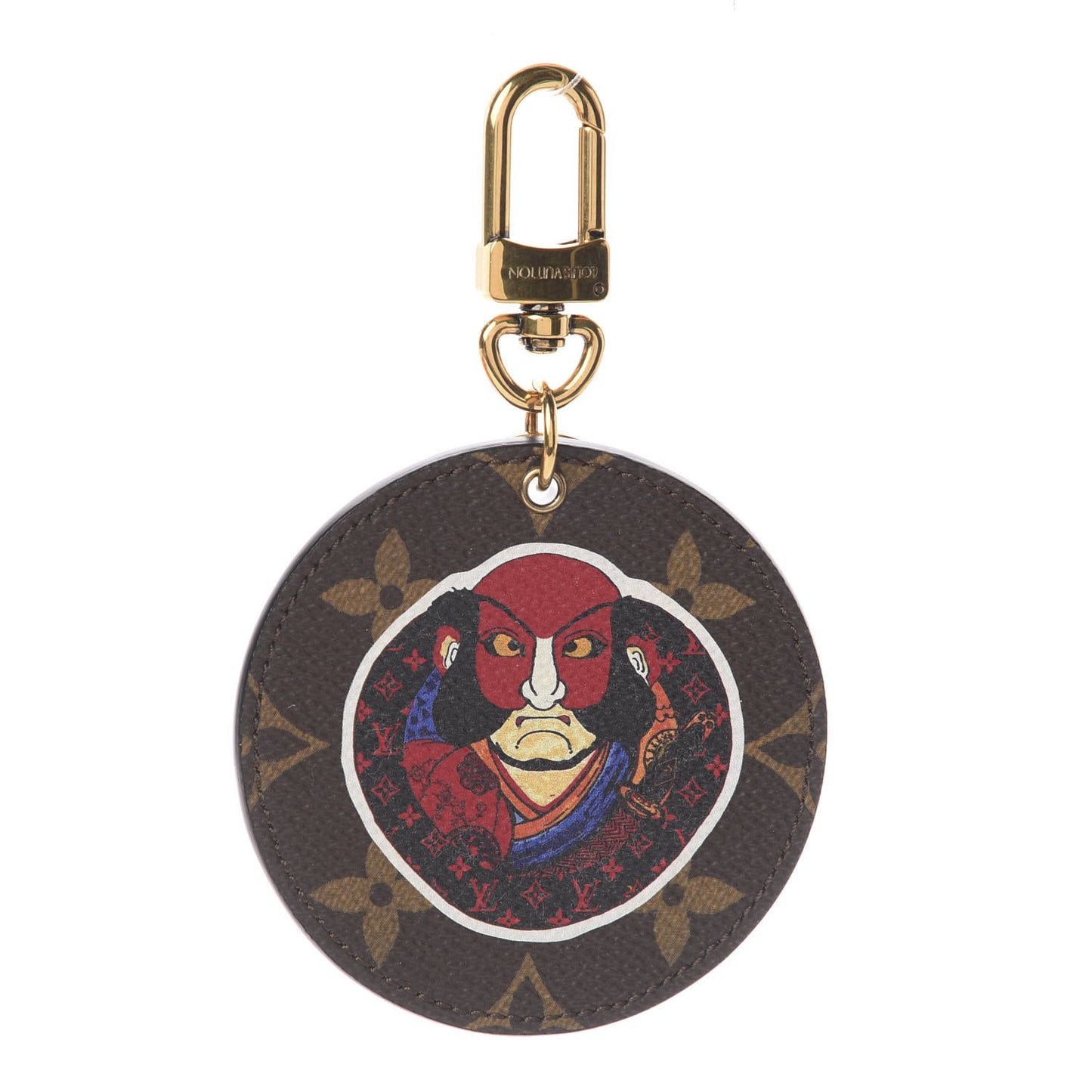 Monogram Illustre Kabuki Bag Charm Key Ring