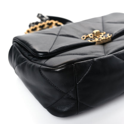 Chanel Lambskin Quilted Medium Chanel 19 Flap Black 7 of 8
