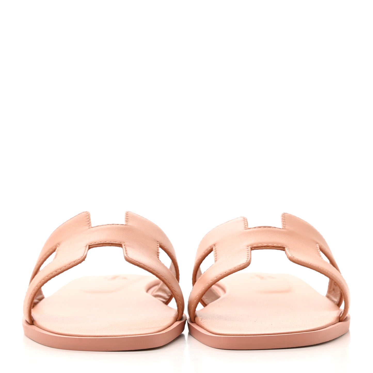 Calfskin Oran Sandals 36 Granit Rose