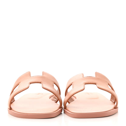 Hermes Calfskin Oran Sandals 36 Granit Rose 2 of 8