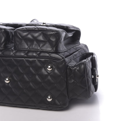 Chanel Calfskin Quilted Large Cambon Multipocket Reporter Black 10 of 11