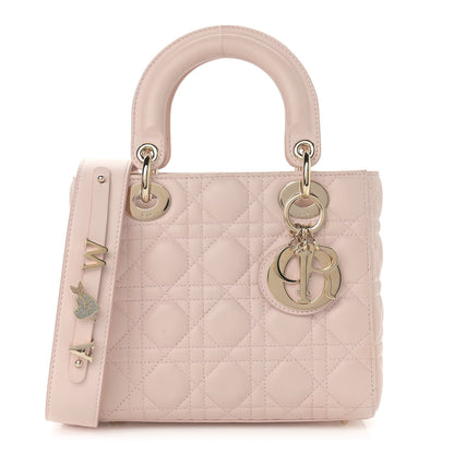 Christian Dior Lambskin Cannage Small Lady Dior Pink 1 of 15