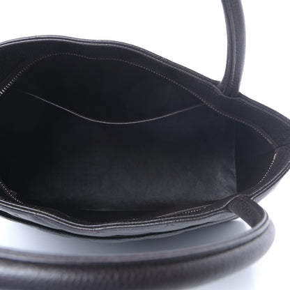 Chanel Caviar Quilted Medallion Tote Dark Brown 6 of 8