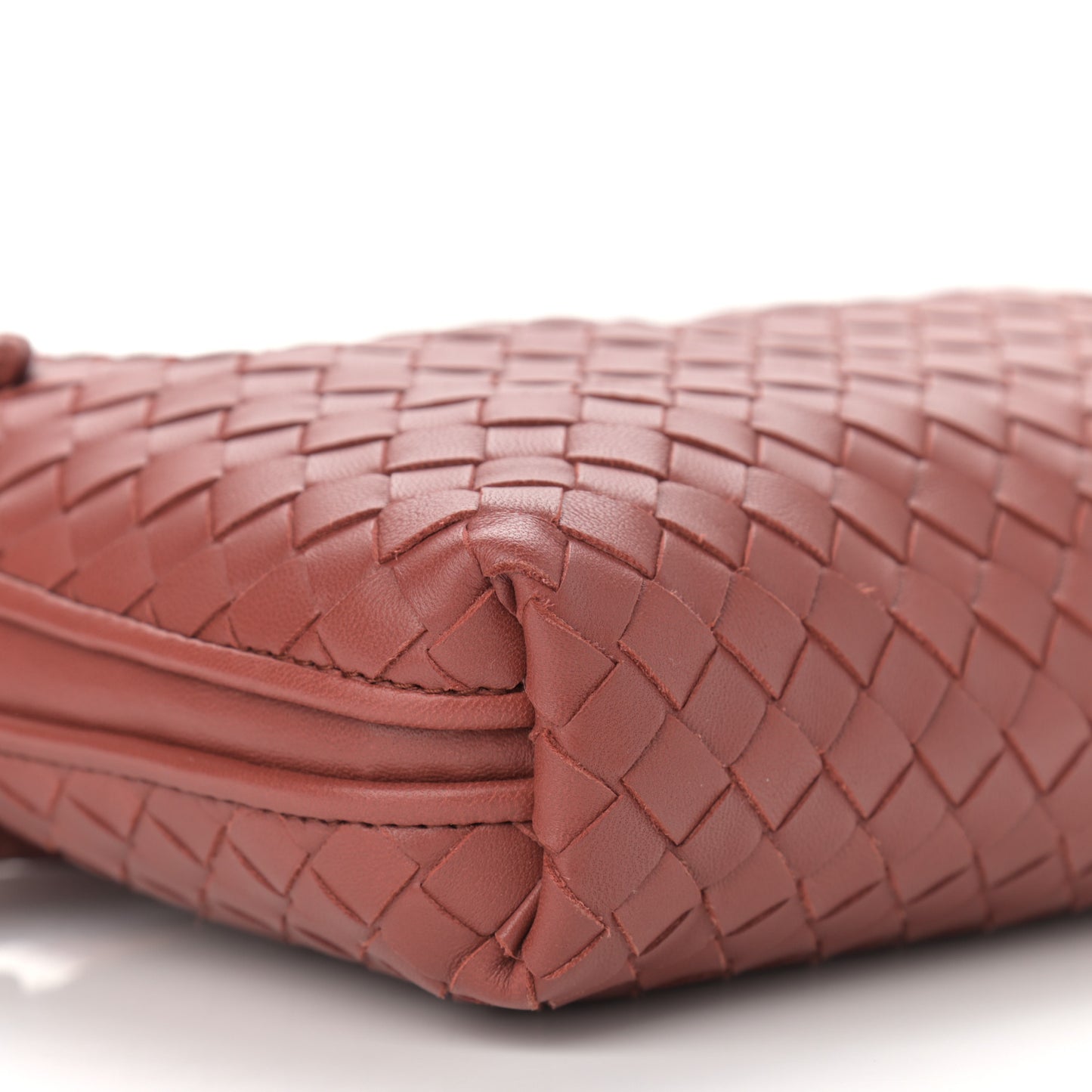 Nappa Intrecciato Nodini Crossbody Messenger Rose Pink
