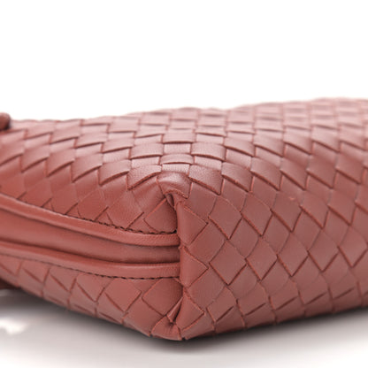 Bottega Veneta Nappa Intrecciato Nodini Crossbody Messenger Rose Pink 9 of 10