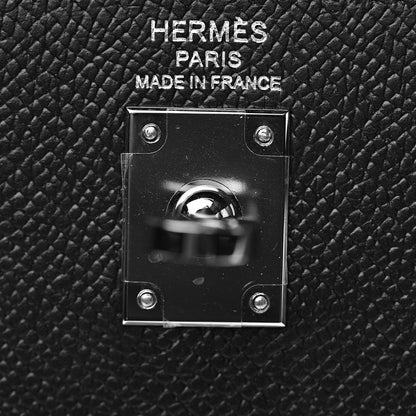 Hermes Epsom Kelly Sellier 25 Black 7 of 37