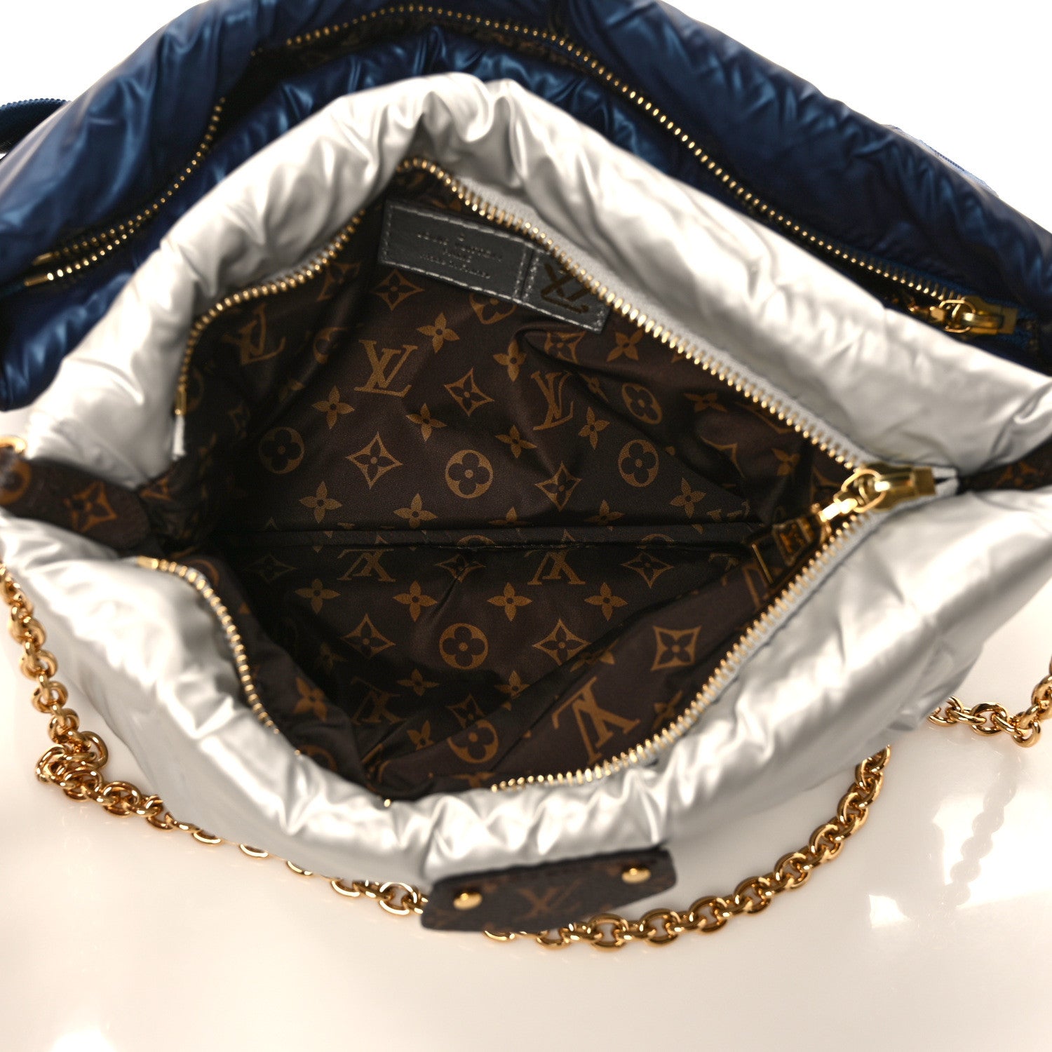 Louis Vuitton Econyl Monogram Pillow Maxi Multi Pochette Accessories Navy Silver 6 of 10