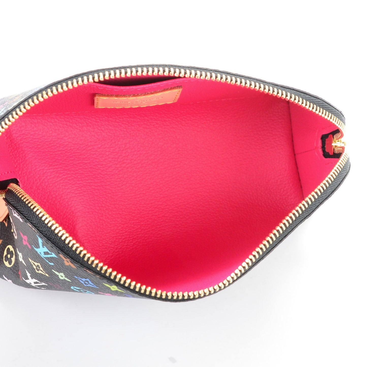 Monogram Multicolor Cosmetic Pouch Black Grenade