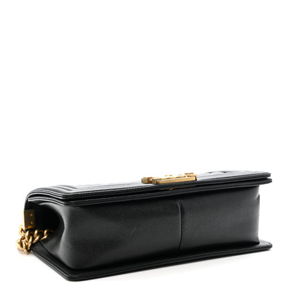 Chanel Caviar Quilted Medium Boy Flap Black 4 of 10