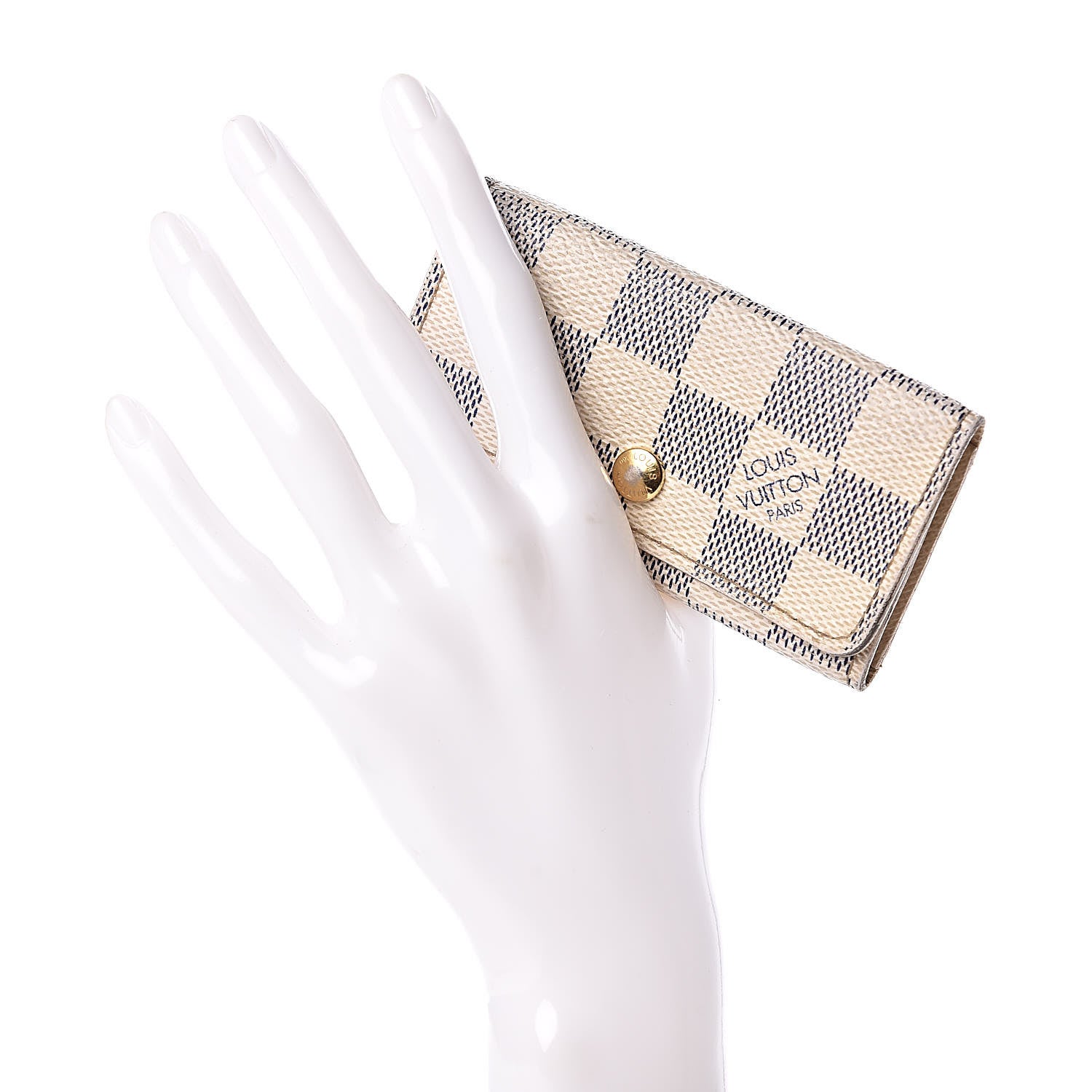 Louis Vuitton Damier Azur Multicles 4 Key Holder 2 of 8