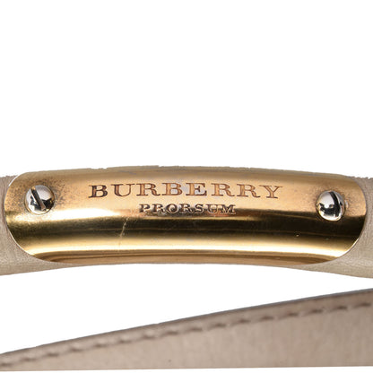 Burberry Smoked Check Studded Hobo Stone 4 of 13