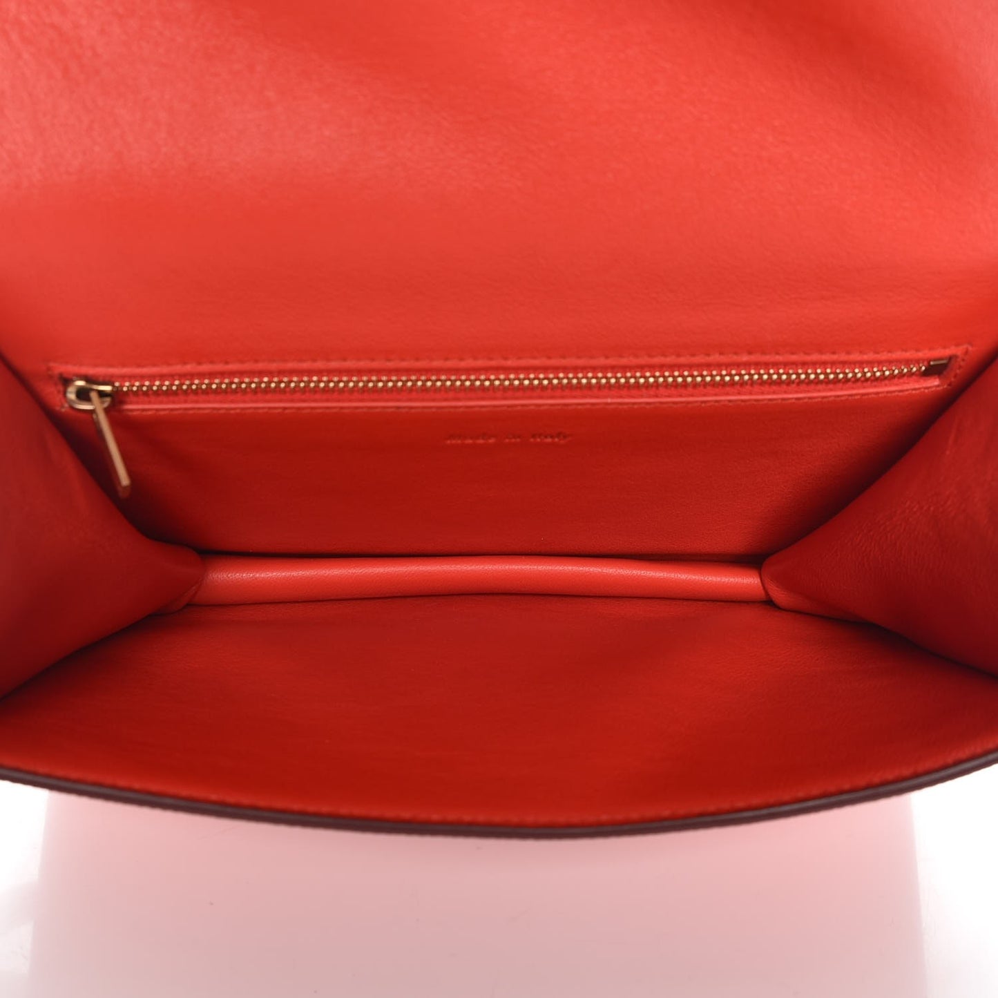 Baby Grained Calfskin Medium Symmetrical Bag Vermillion