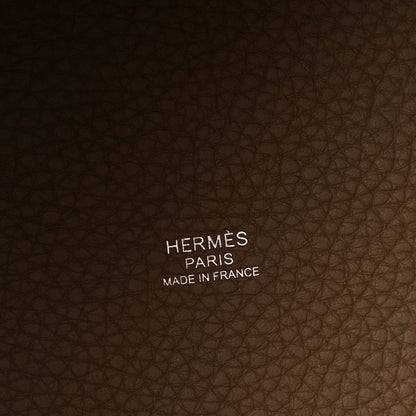 Hermes Taurillon Clemence Picotin Lock 18 PM Etoupe 5 of 10