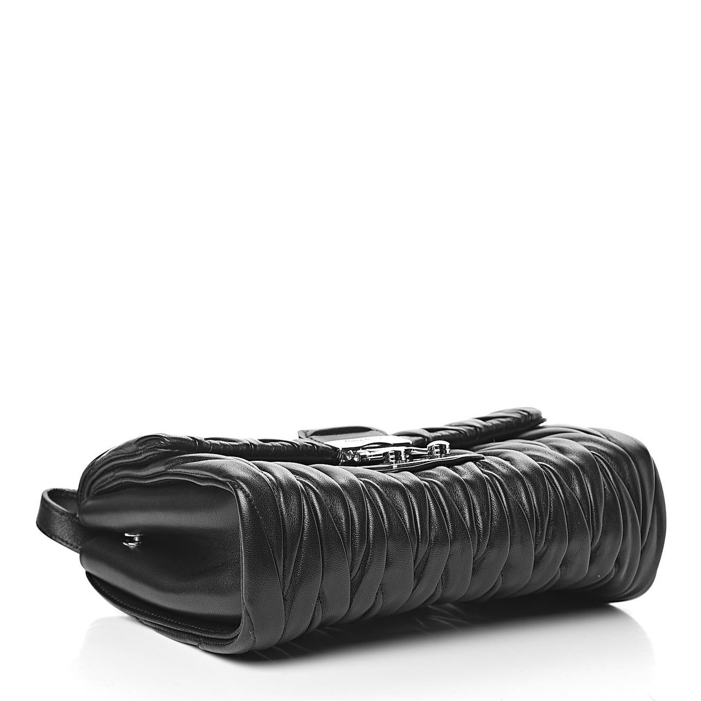 Nappa Matelasse Flap Black