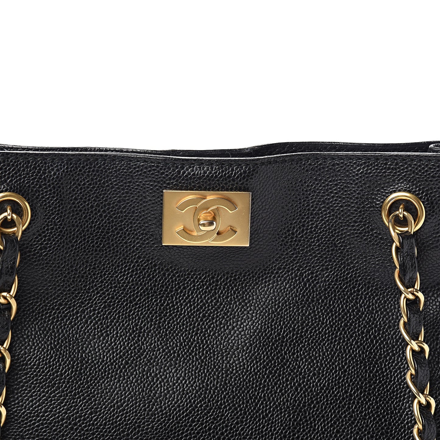 Caviar Shoulder Bag Black