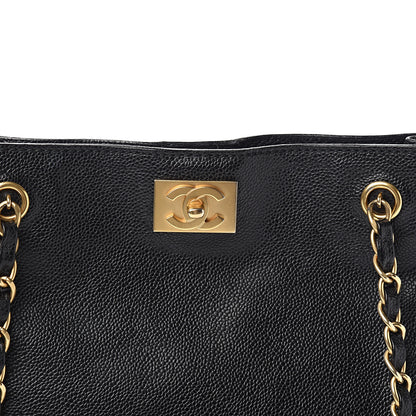 Chanel Caviar Shoulder Bag Black 9 of 9