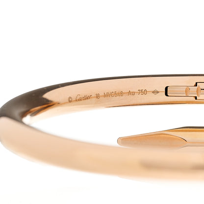 Cartier 18K Pink Gold Medium Juste Un Clou Bracelet 18 3 of 3