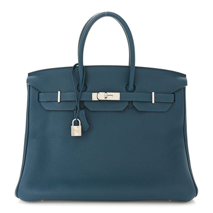 Hermes Togo Birkin 35 Cobalt 1 of 13