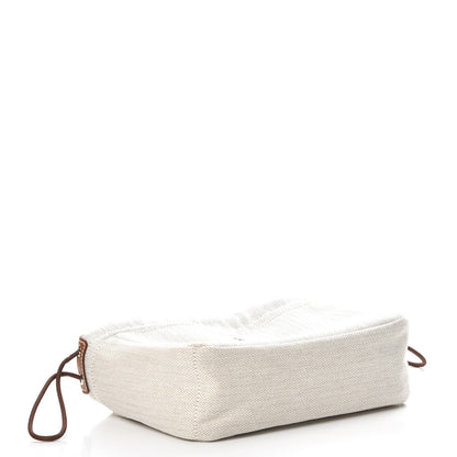 Hermes Canvas Barenia Fourbi 20 PM Pouch Naturel Fauve 4 of 8