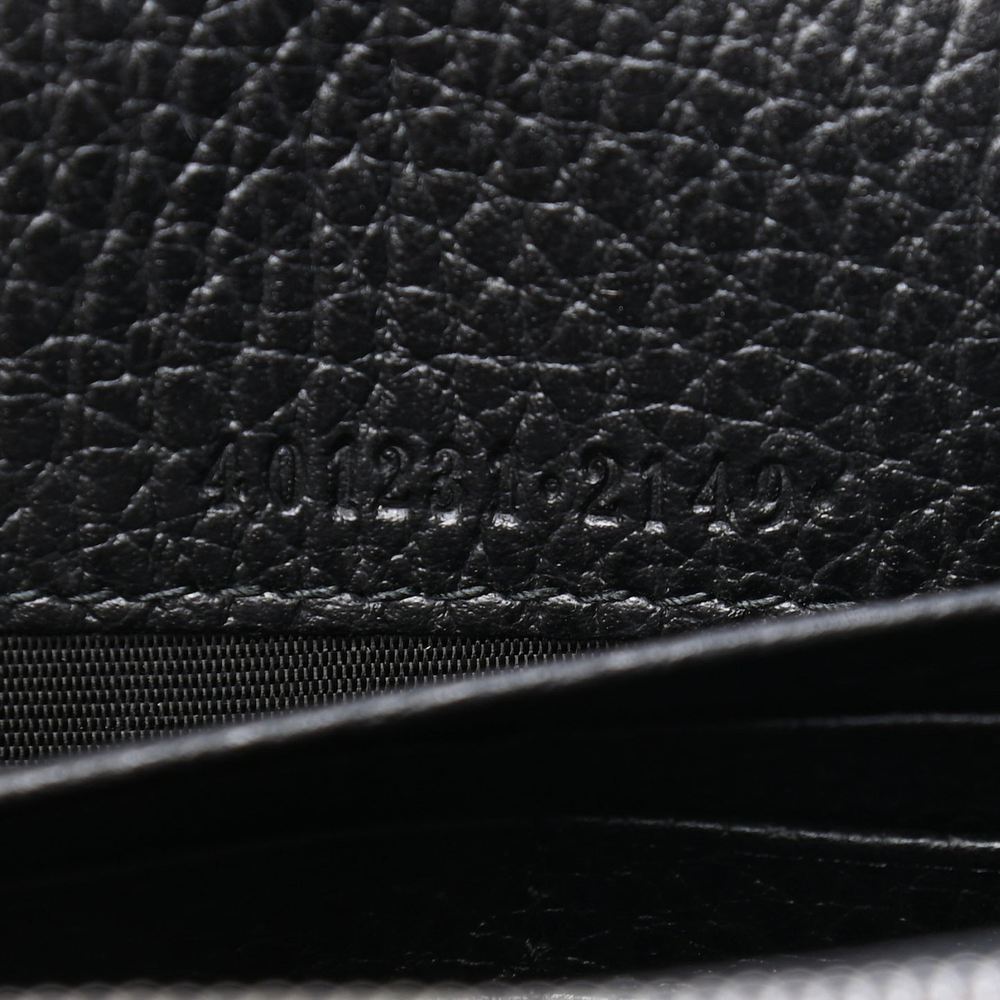 Calfskin Mini Dionysus Chain Wallet Black