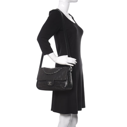 Chanel Calfskin Country Chic Cross Body Flap Black 2 of 11