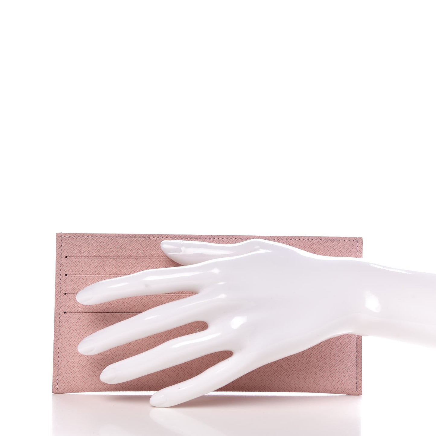 Calfskin Felicie Card Holder Insert Rose Ballerine