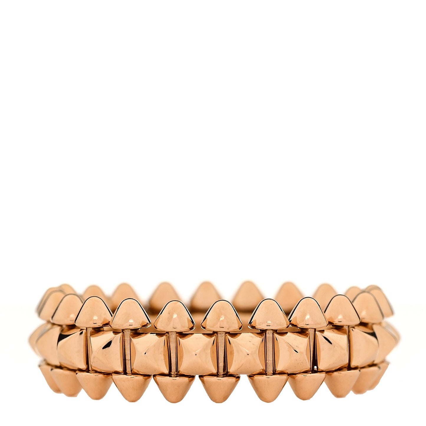 18K Pink Gold SM Clash De Cartier Ring 52 6