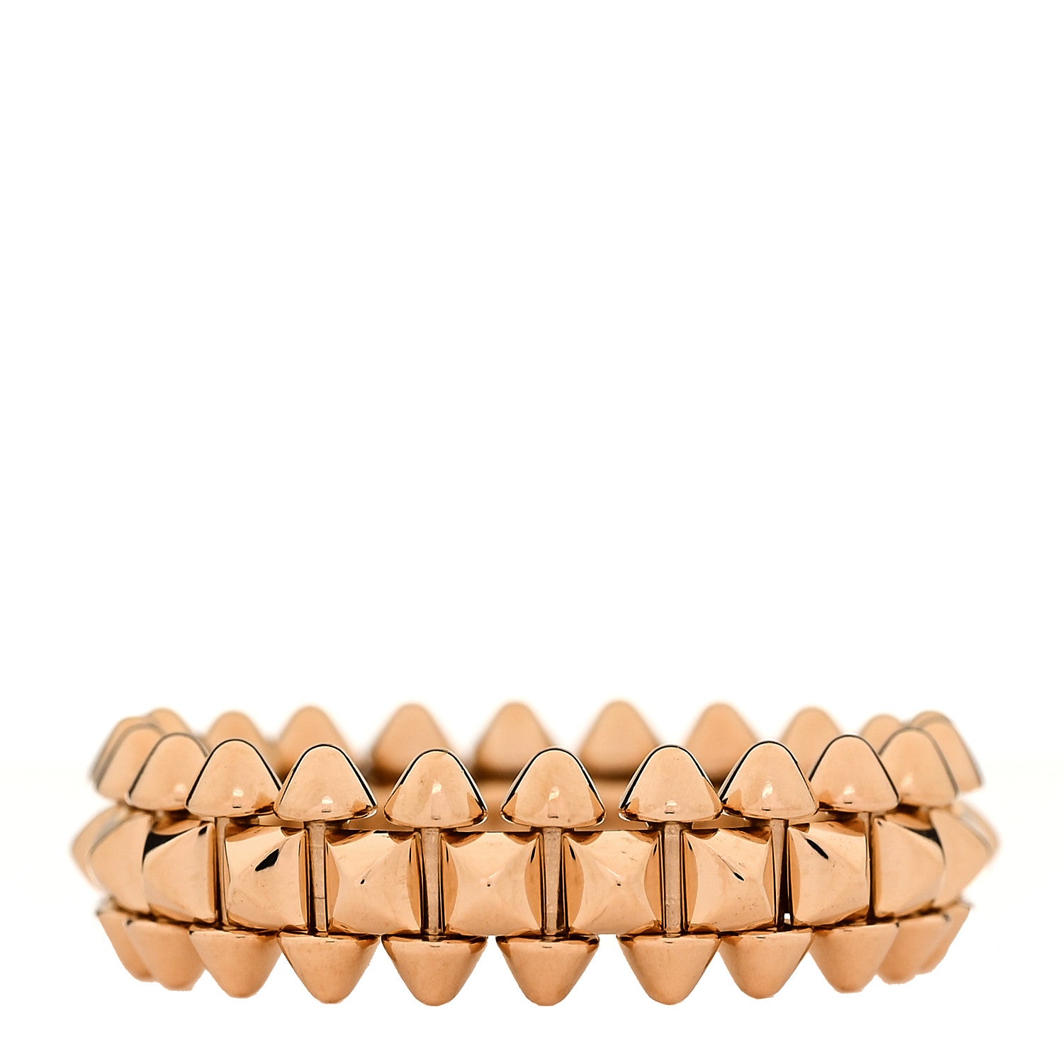 Cartier 18K Pink Gold SM Clash De Cartier Ring 52 6 1 of 5