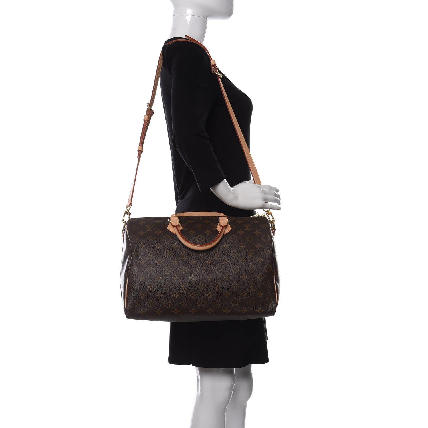 Louis Vuitton Monogram Speedy Bandouliere 35 2 of 10