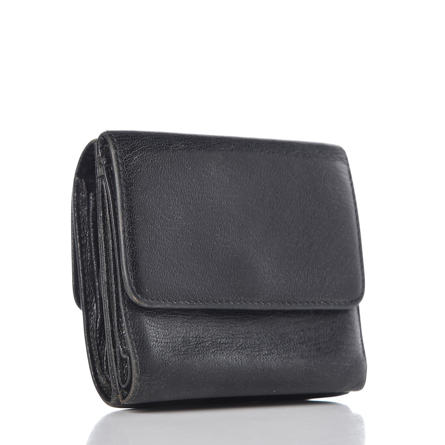 Chanel Goatskin Compact CC Wallet Black 3 of 18