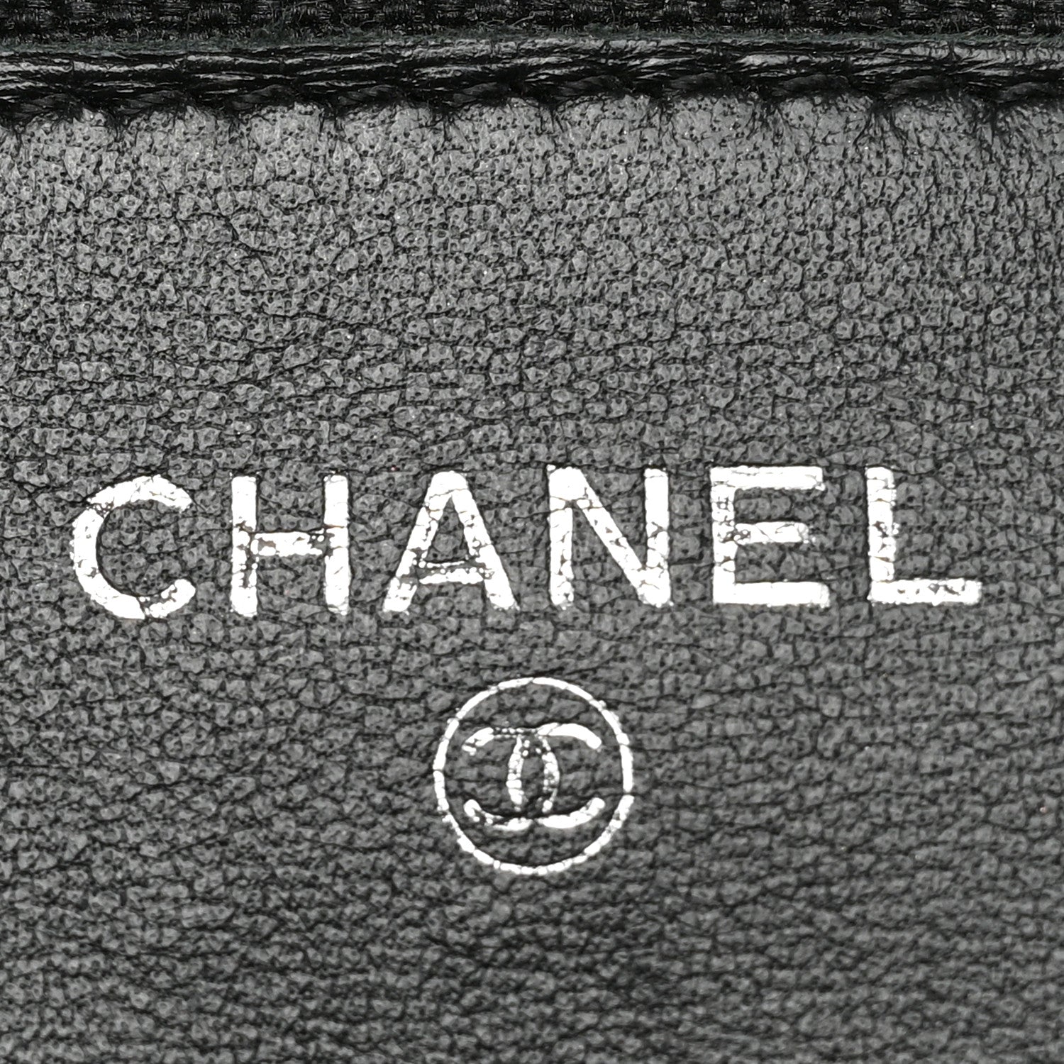 Chanel Lambskin Quilted Wallet On Chain WOC Black 6 of 10