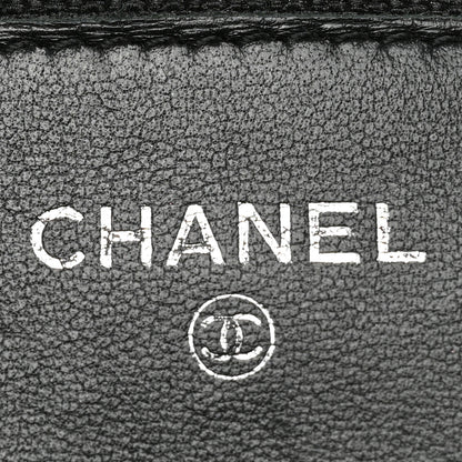 Chanel Lambskin Quilted Wallet On Chain WOC Black 6 of 10