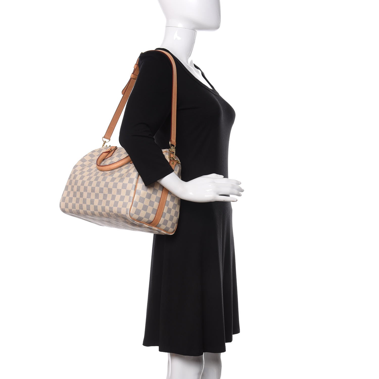 Louis Vuitton Damier Azur Speedy Bandouliere 30 2 of 14