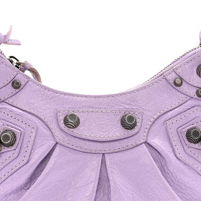 Balenciaga Agneau Arena Le Cagole Shoulder Bag XS Lilac 9 of 15