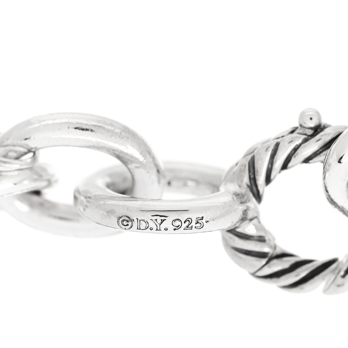 Sterling Silver 12mm Large Oval Link Bracelet