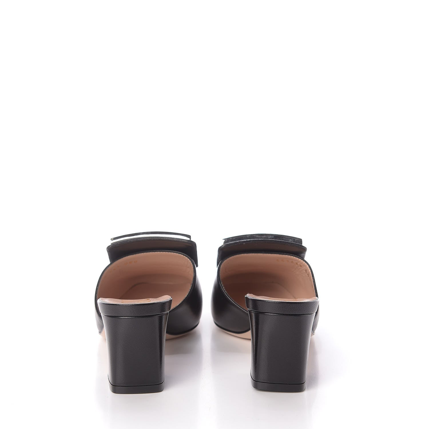 Gucci Malaga Kid Crystal Square G Madelyn Mules 36.5 Black 7 of 11