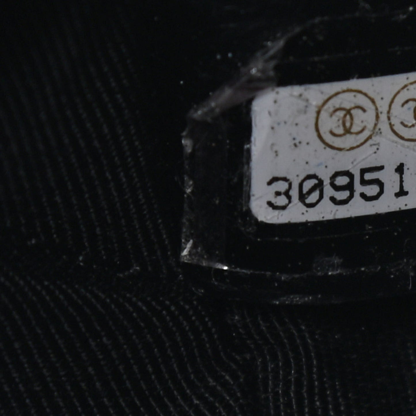 Aged Calfskin Embossed Camellia Flap Black