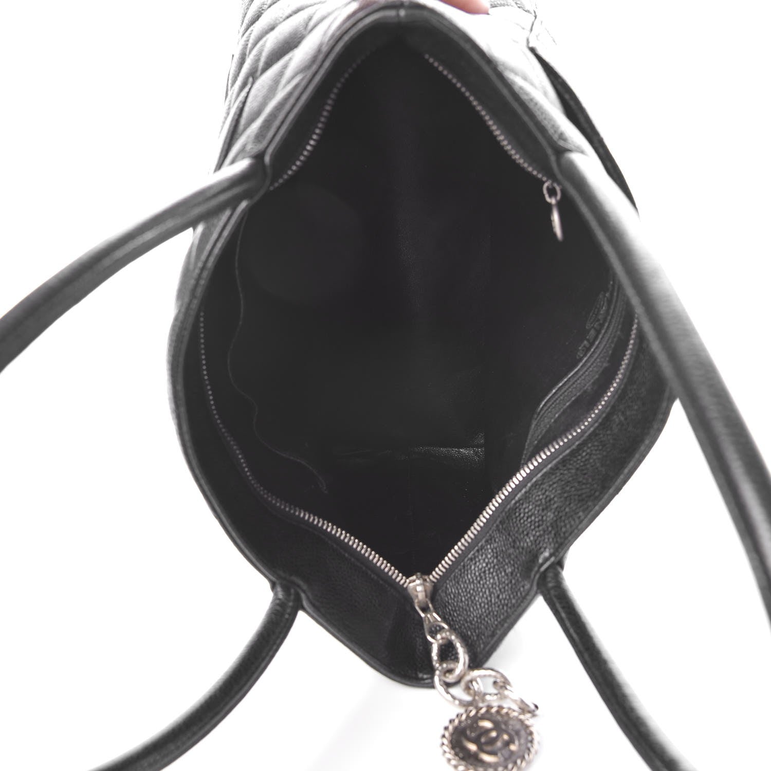 Chanel Caviar Quilted Medallion Tote Black 5 of 8
