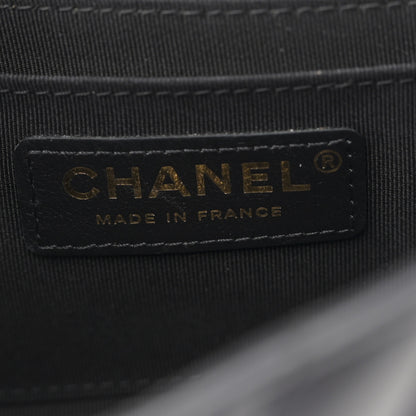 Chanel Calfskin Chevron Quilted Mini Statement Flap Black 6 of 10