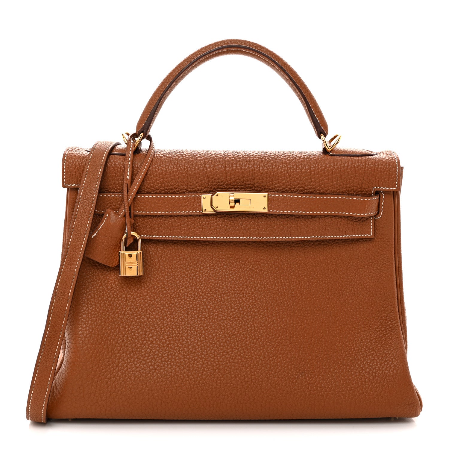 Hermes Togo Kelly Retourne 32 Gold 1 of 17