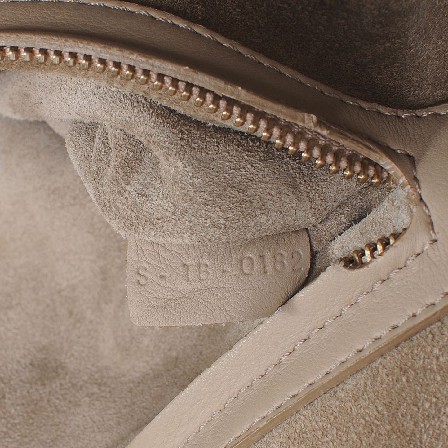 Calfskin Small Phantom Luggage Beige