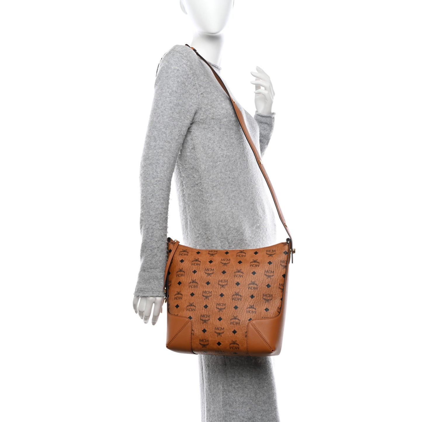 Visetos Medium Klara Hobo Cognac