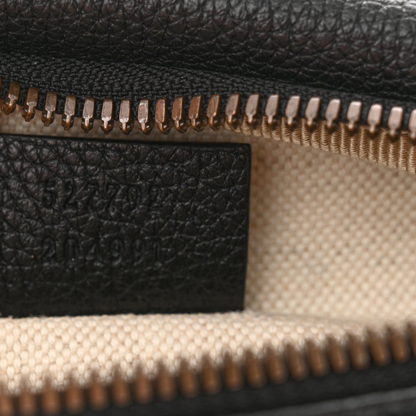 Grained Calfskin Small Logo Belt Bag Black