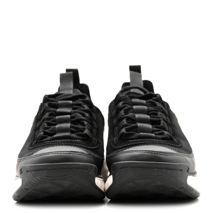 Chanel Velvet Calfskin Mixed Fibers CC Sneakers 38 Black 3 of 12
